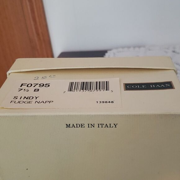 Vintage Cole Haan Woven Look Shoes Sz 7.5 - Picture 10 of 10